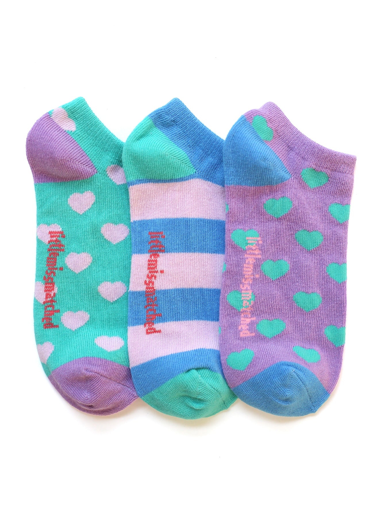 Multi Colour Jaquard 5in1 Liner Socks